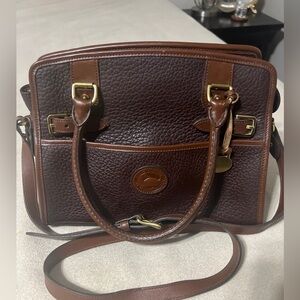 Dooney & Bourke Brown Leather Briefcase